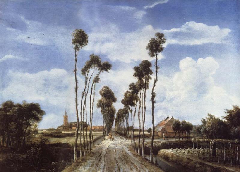 Meindert Hobbema The Avenue at Middelharnis